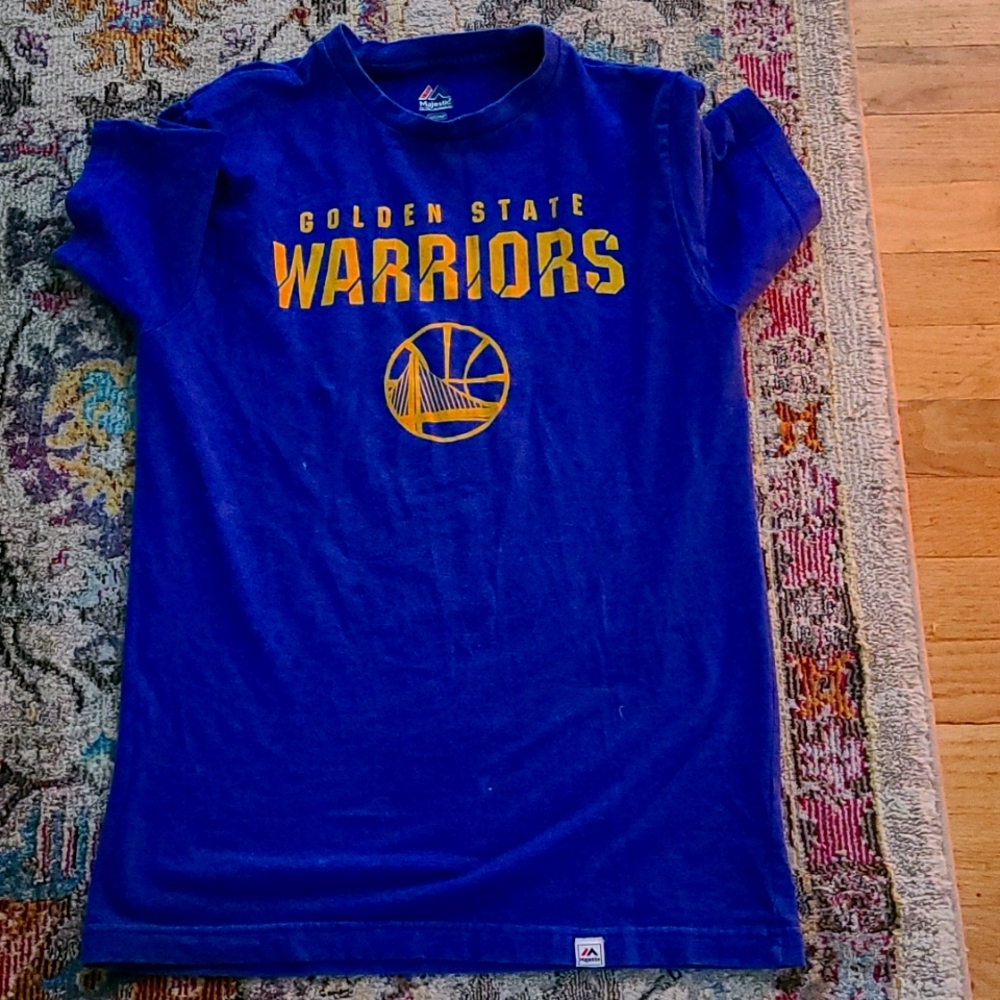 Blue Golden State tee shirt size youth small